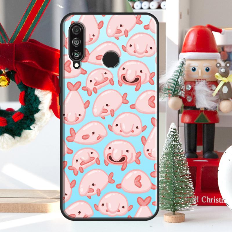 Blobfish For Huawei Nova 5T 9 10 SE 7i 8i 11i 12i Y73 Y72 Y61 Y91 Y60 Y70 Y90 P20 P40 P30 Lite Case