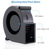 75x75x30mm Cooling Blower Fan DC 12V Brushless Cooling Fan Computer Case Cooler  Computer Chassis