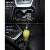 Cup Holder Insert for 2019-2021 Toyota RAV4, Center Console Silicone Drink Organizer Holder Interior Upgrade Accessories for 2019 2020 2021 Toyota