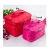 Women's Makeup Bag, Quilted Professional Makeup Bag, Large-Capacity Women's Organizer Tote, Travel Toiletry and Makeup Bag