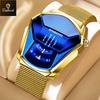 BINBOND Top-Marke Trendige Coole Wasserdichte Sport-Armbanduhr für Herren Luxus Edelstahl Technologie Mode Quarz-Uhr für Herren