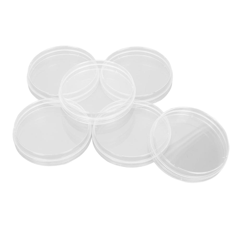 20pcs Sterile Plastic Petri Dishes with Lid 90mm Dia 15mm Deep Laboratory Petri Plate Dish for Analy