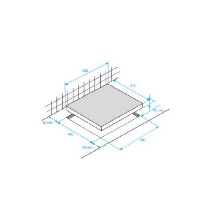 Table De Cuisson À Gaz - BEKO - 2 Foyers - 30 Cm - Inox - HDCG32220FX