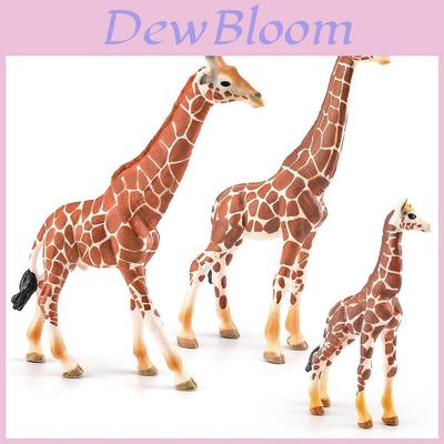 Animales Salvajes del Bosque Modelo Jirafa PVC Figura Educativa Para Niños y Coleccionistas