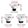 New LED Downlights Angle Adjustable COB Ceiling Lamp Spot Lights 3W 5W 7w 9w 12w 15w18w Rotating AC85-240VDimmable Recessed