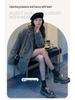 New 2026 Women's Grey Woolen Coat - Trendy, Thickened Short Jacket for Autumn/Winter