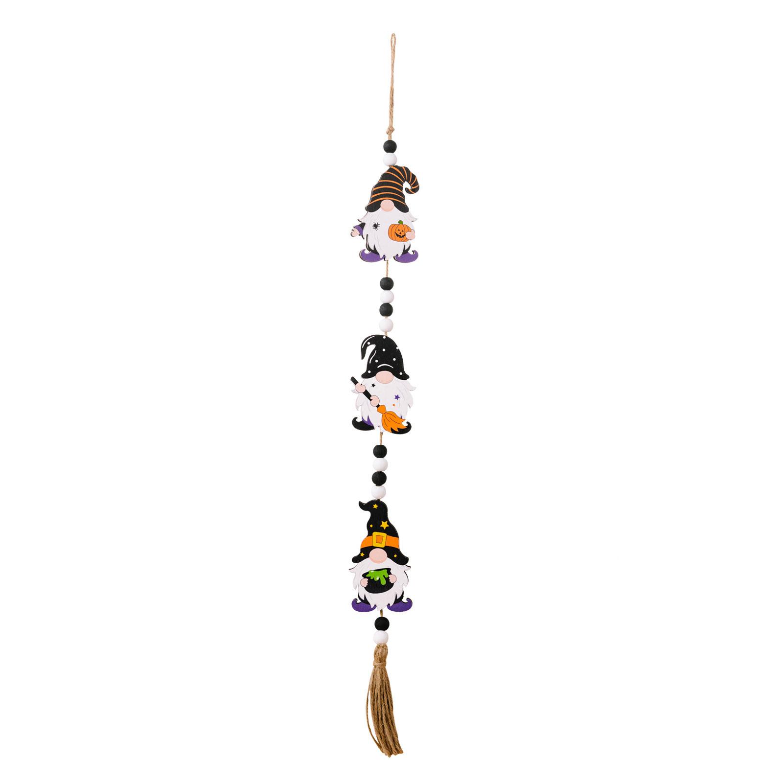 

Halloween Hanging Home Party Ghosts Festival Decorative Bead Strings Witch Pumpkin Bats Pendants One Size