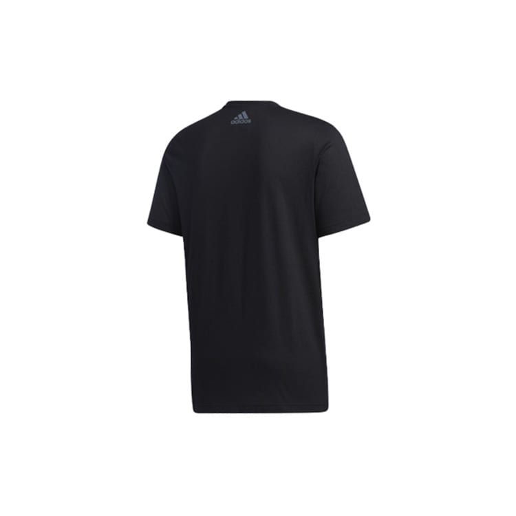 adidas T Shirts Men's Black Crew Neck Moderate Straight Fit GD5438