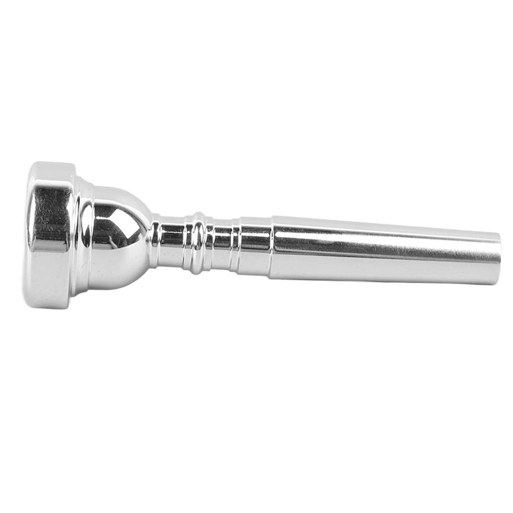 Trumpet Mouthpiece Metal Wind Musical Instrument Replacement Parts Accessories for Trumpeter Silver 3C