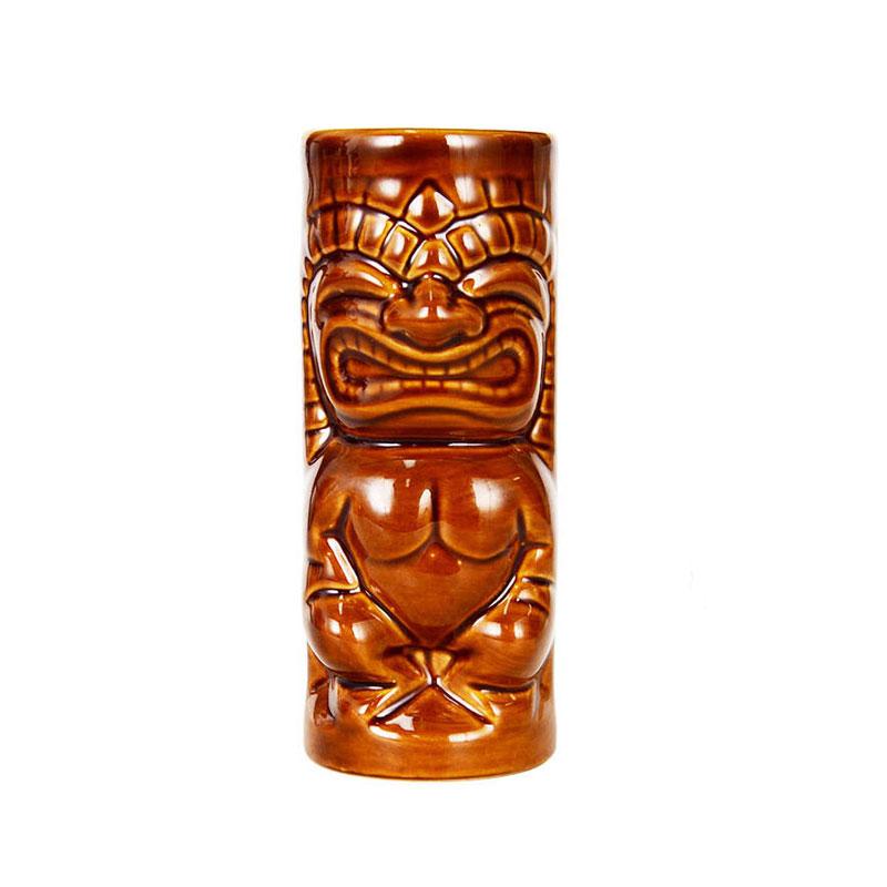 

Retro Embossed Tiki Cup Creative Ceramic Cups Home Decoration Cocktail Cup Bar Hawaiian Cocktail Cup Living Room Decoration Gift 340ml