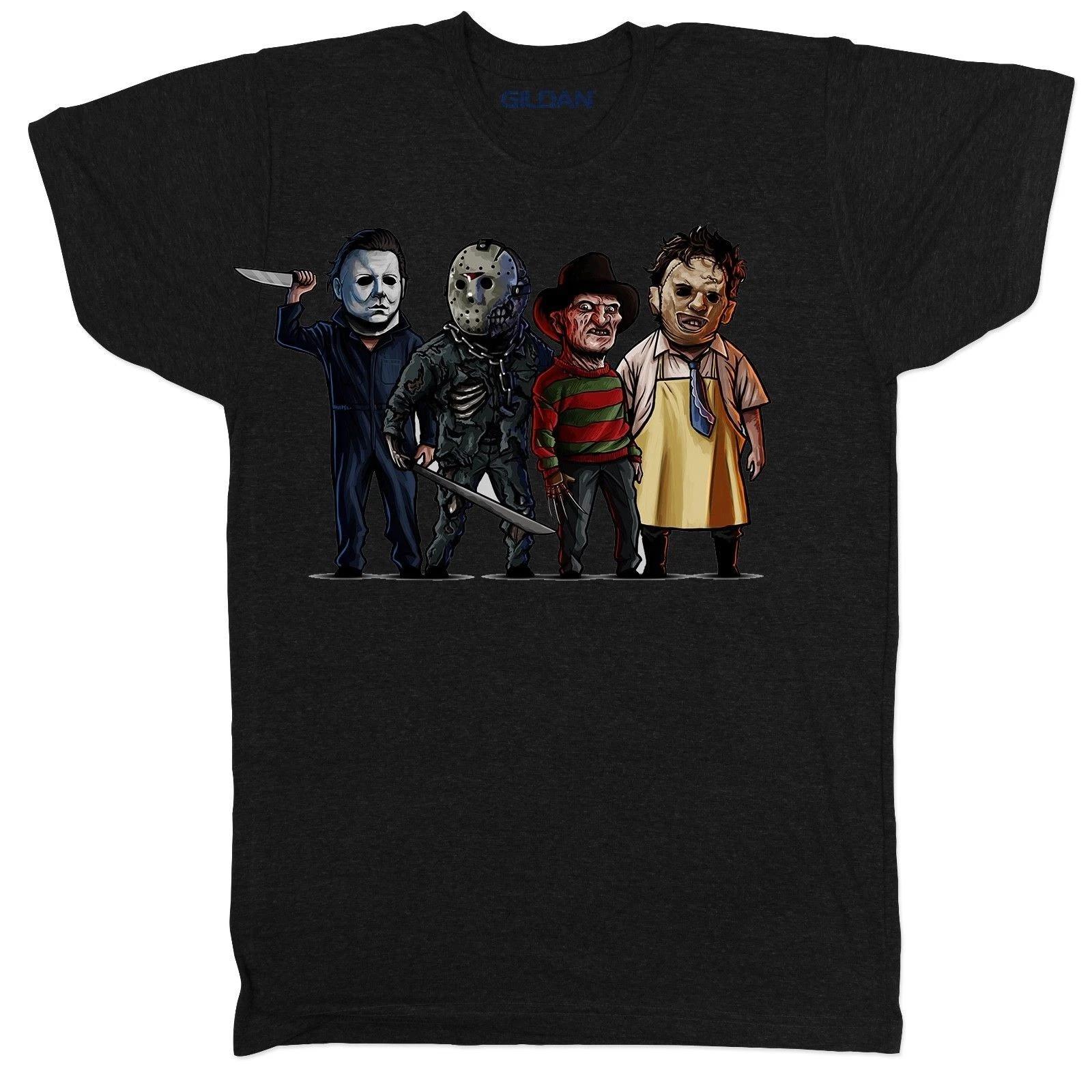 

homage 90s horror sci fi film movie t shirt for halloween friday 13th fans 4XL