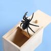 1PC-Wooden Prank Trick Practical Joke Home Office Scare Toy Box Gag Spider Parents Friend Funny Play Joke Gift Surprising Bo