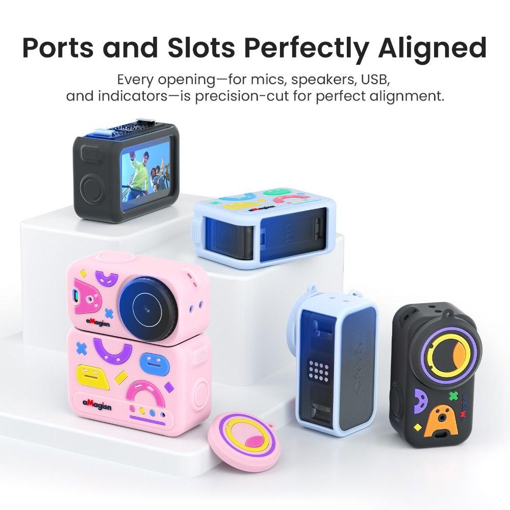 Coloful Protective Case Silicone Body Cover for DJI Osmo Nano Action Camera Accessories