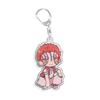For Demon Slayer Tokitou Muichirou Daki Akaza Douma Gyutaro Acrylic Selfmade Cartoon Anime Keychain Pendant Toy Gift 5cm