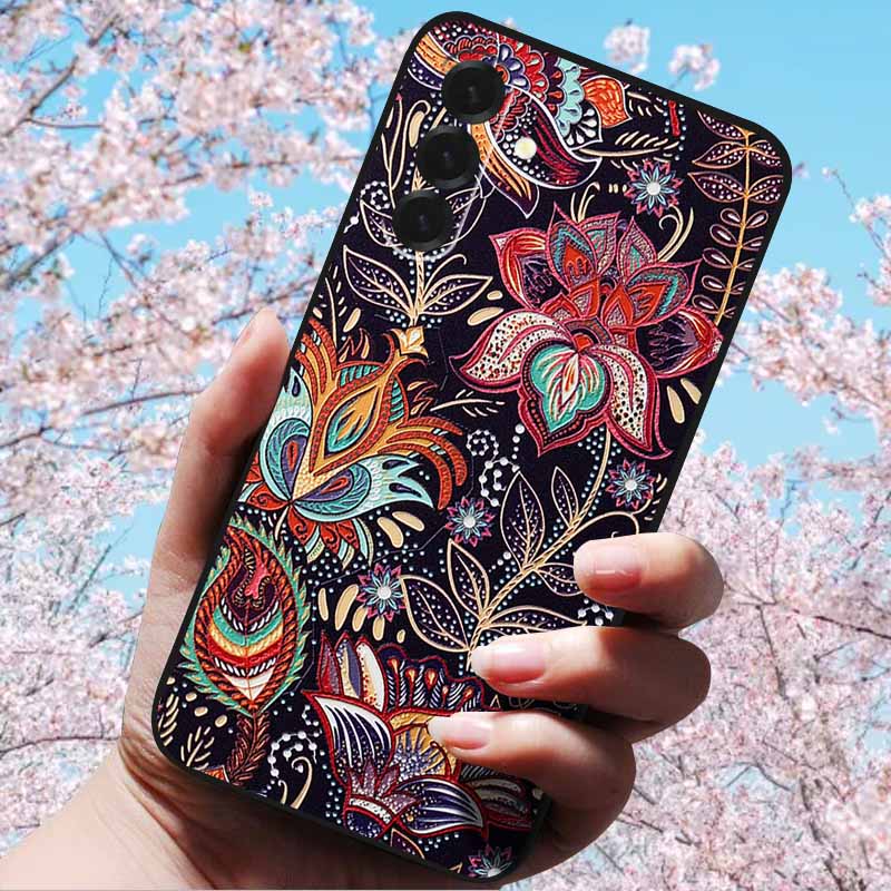3D Relief Embossed Retro For Galaxy A17 5G Case Soft Silicone Back Cover Cases For SAMSUNG Galaxy A17 A17 5G 3D TPU Relief Cases