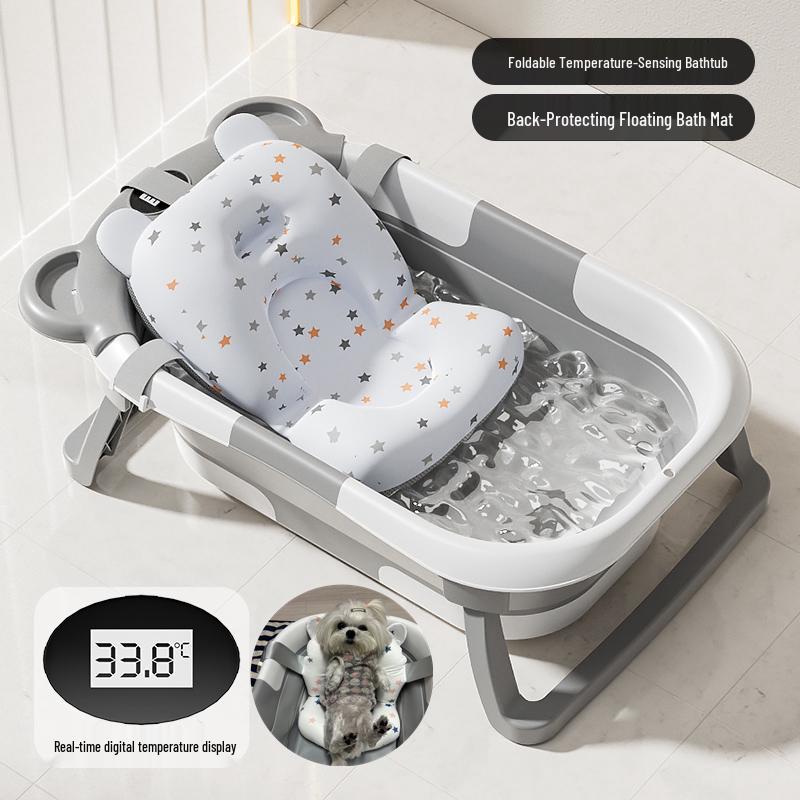 Faltbare Anti-Flucht-Haustier-Badewanne für Katzen & Kleine Hunde