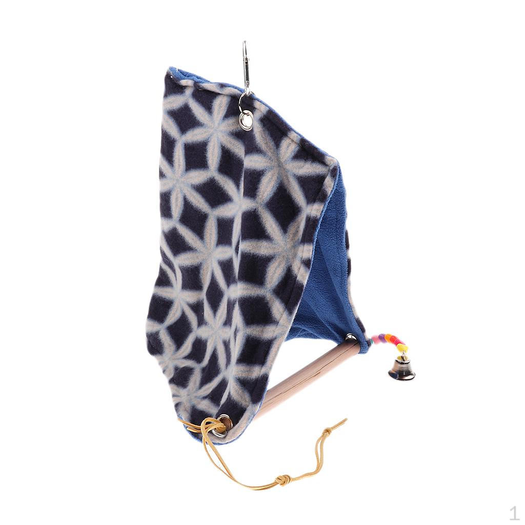 Perch Tent ,Small Bird Toy ,Parrot Hammock Hanging Bed Hut ,Random