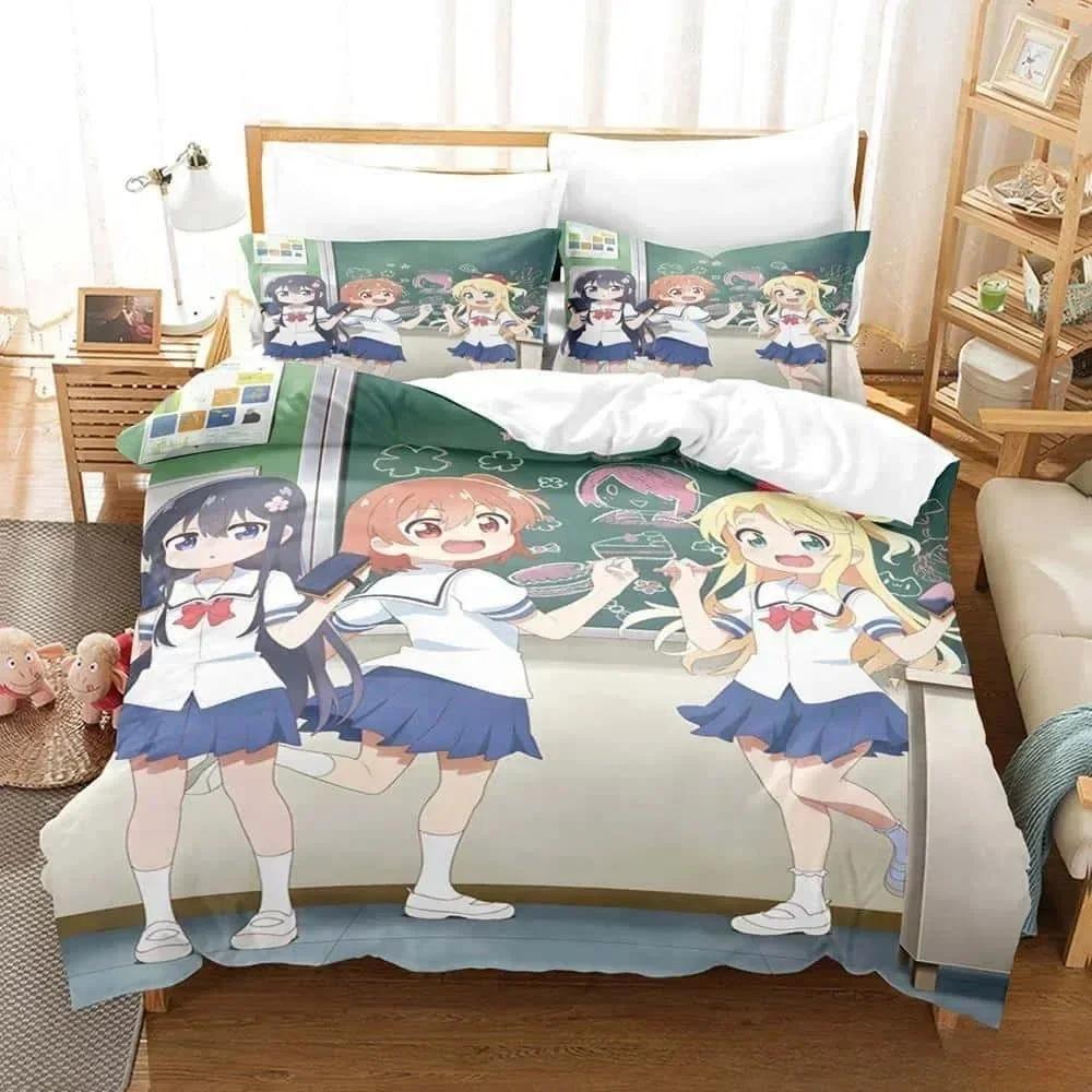 Anime Wataten! An Angel Flew Down to Me Bedding Set Single Twin Full Queen King Size Bed Set Adult Kid Bedroom Duvet cover Sets