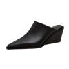 Schuhe Damen Hausschuhe Slipper Loafers Luxus Pantoletten Damen Mules Zehenbedeckt Quadratischer Absatz Keilabsatz Mules Niedrig 2025 Designer Block
