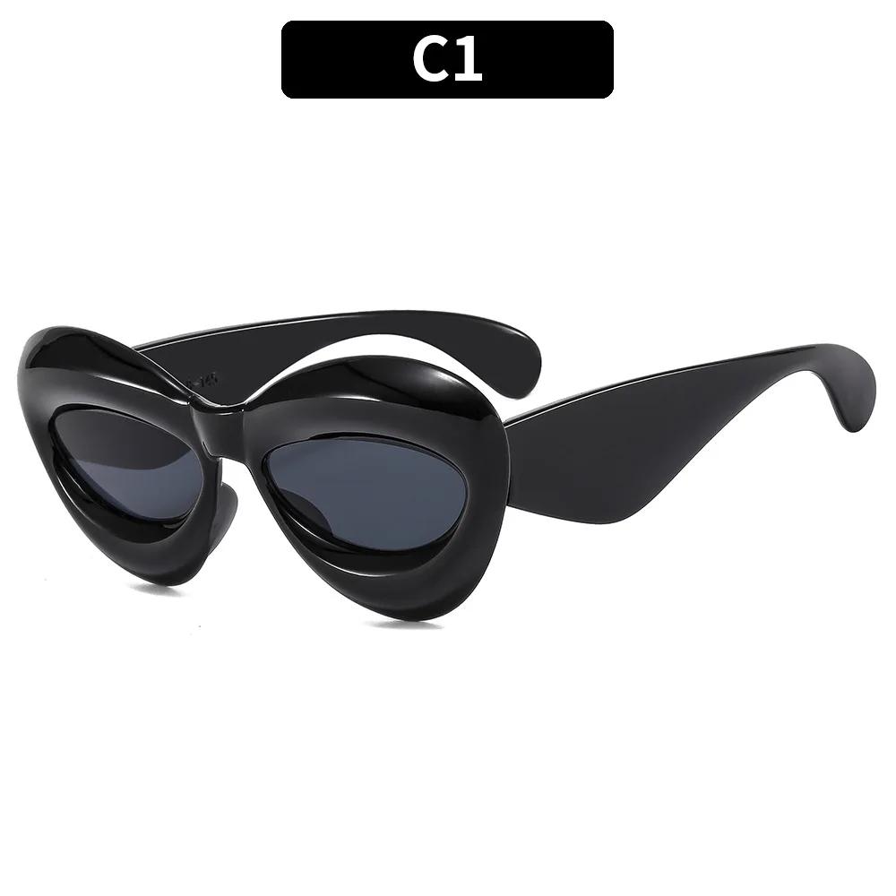 New Women Cat Eye Sunglasses Cute Candy Color Trendy Y2K Party Eyewear Spice Girls Gafas De Sol