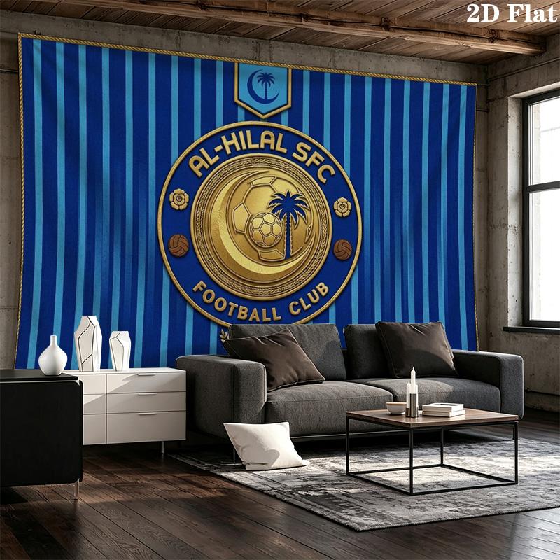 Al-Hilal SFC Wall Tapestry Aesthetic Wall Hanging Printed Fabric Blanket Decorative Tapestries for Bedroom Living Room Home Decor