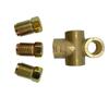 1/2/5 Sets 3Way Brake T Piece Tee w/3 Male Nuts M10 3/16" Brake Pipe Pipeline Accessories Flare Union Fitting Connector Adapter