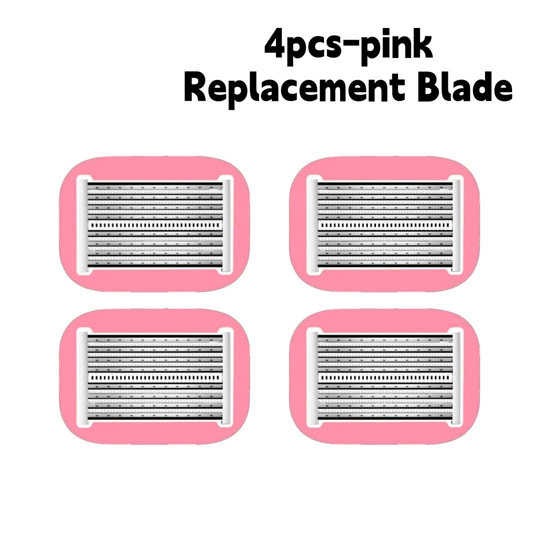 

Newly Upgraded Bald Head Shaving Tool - Anti-Scratch, with 8-Layer Replacement Blades, Home-Use & Portable Head Shaver