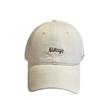Korean-style Versatile Vintage Washed Cotton Soft-top Baseball Cap, Couple's Sunshade Cap with Simple Letter Embroidery, Trendy Duckbill Cap