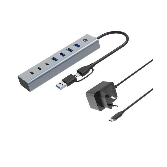 7-port Usb 3.0 Hub + Power Adapter