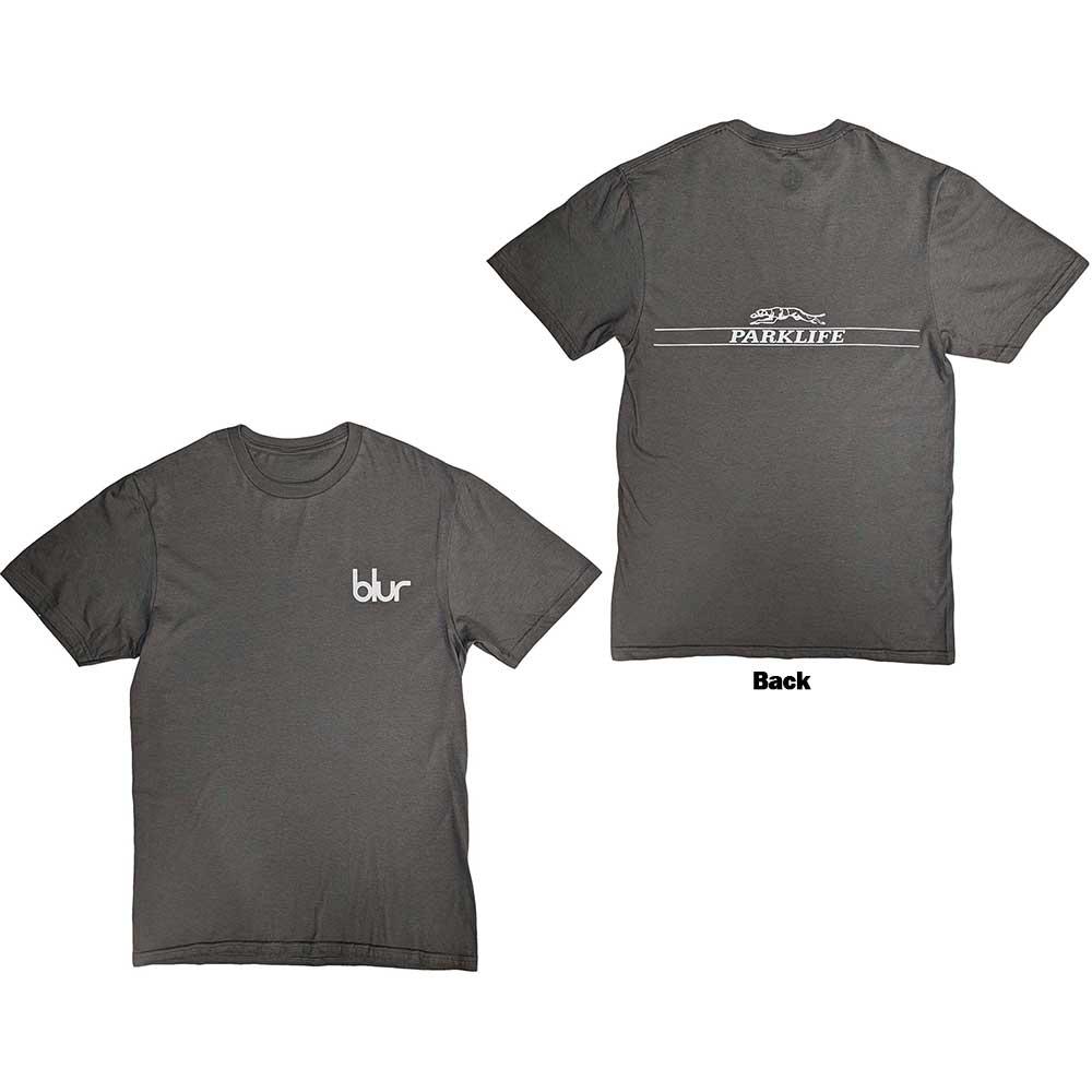 White Parklife Blur Band TShirt Cotton Graphic Tee Unisex Women Summer Streetwear