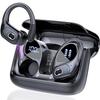 Bluetooth Headphones Wireless Earbuds 5.4 Sports Earphone 75H Playtime IPX7 Waterproof LED Power Display Over Ear Buds Deep Bass