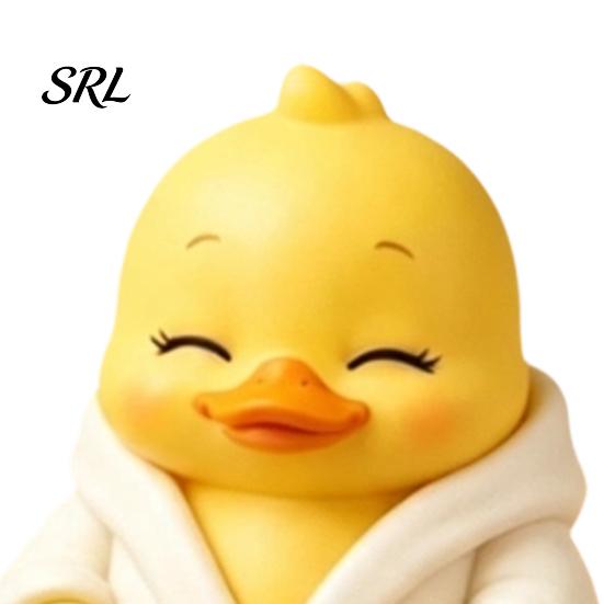 Yellow Duck Statue for Desk Emotional Support Figurine, Resin Ornament, Cute Animal Table Decor Home Office Ornament