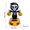 Solar Powered Dancing Figures Swinging Dancer Ornaments Cartoon Animated Halloween Dashboard Accessories For Automotive Auto