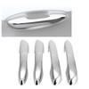 4pcs/set Car Exterior Door Handle Cover Trim for   ES200 18-19 (Carbon   Black)