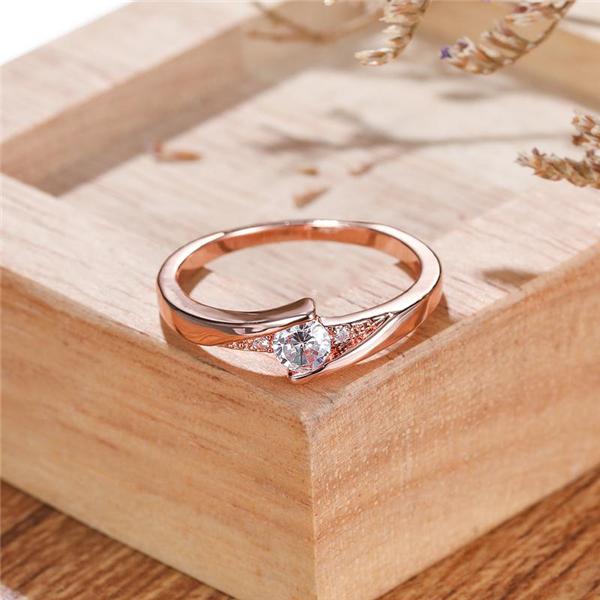 Boutique Mujer 925 Anillos De Compromiso De Plata De Ley Cuadrado