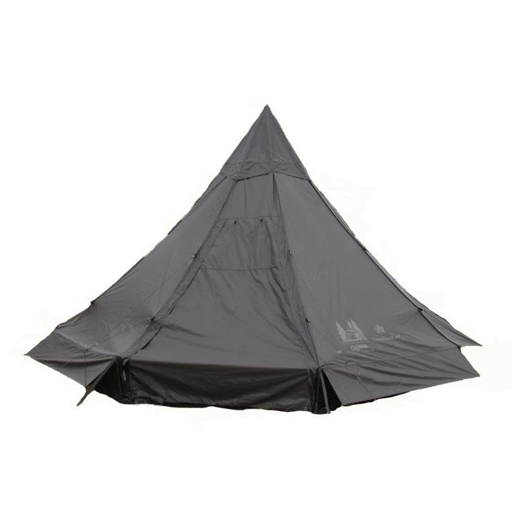 

Canadian East Outdoor Camping Tent One Pole Tent Pilz 12 5 to 6 Black CETO1005 [For People] чёрный