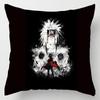 Anime Naruto Printed Pillow Case Red Cloud Uchiha Itachi Action Figures Square Pillow Covers Cushion Sofa Decor Cover Toys Gift
