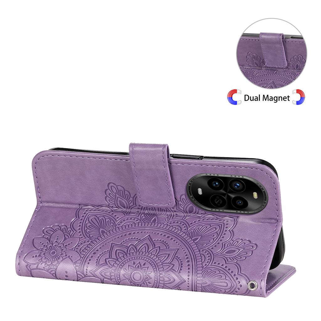 For Huawei Nova 14 Pro 5G/nova 13 Pro 5G Case Floral Pattern PU Leather Wallet Stand Phone Cover