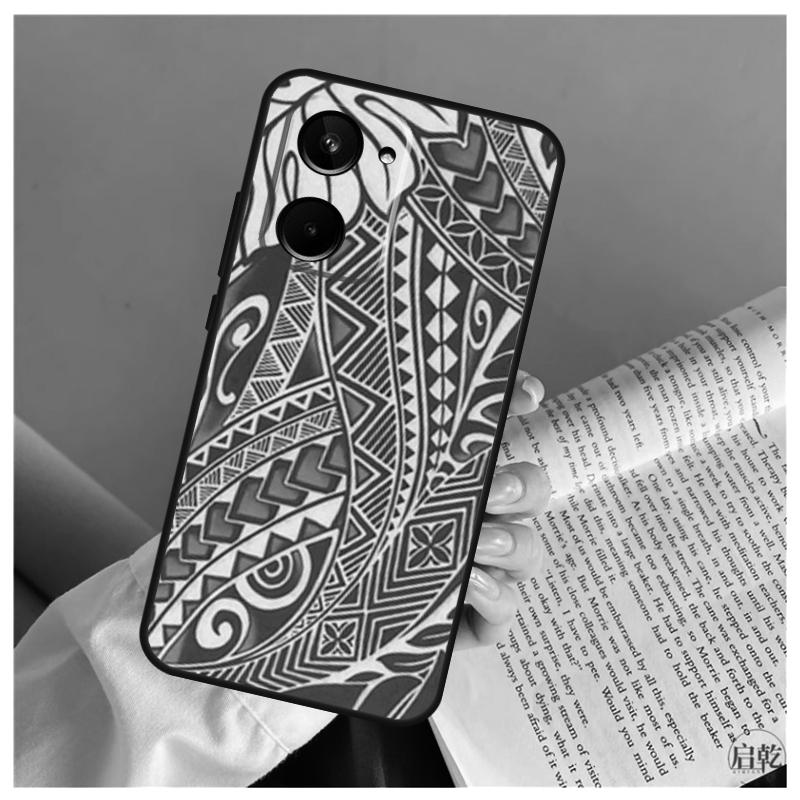 

Гавайский Орнамент Для Realme C53 C55 C75 C71 C61 C33 C63 C51 C65 C67 11 12 13 14 Pro Plus GT6 GT7 15 Pro Чехол Realme C25 C25s
