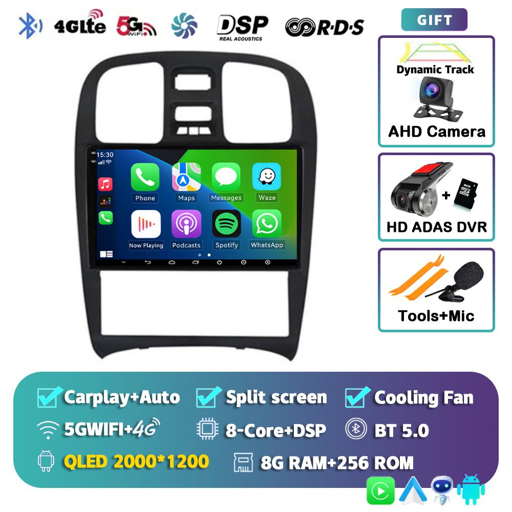 Android 14 DSP Car Radio Multimidia Video Player Navigation GPS For Hyundai Sonata EF 2001 - 2006 2007 2008 2009 2010 2011 2012