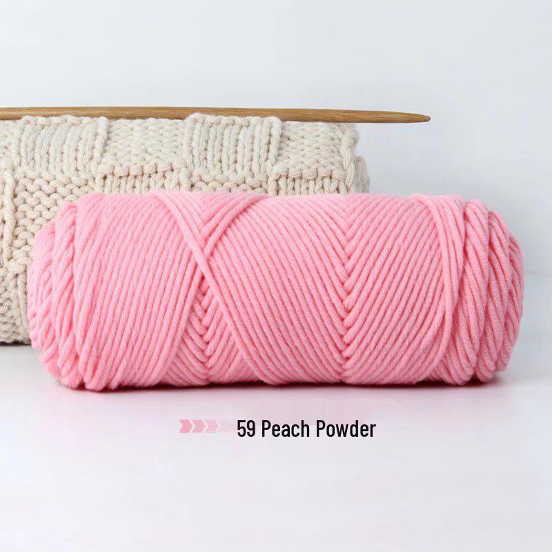 8-Strand Lover's Cotton Wool Yarn for Handmade Knitting: Soft DIY Scarf or Hat Acrylic Yarn