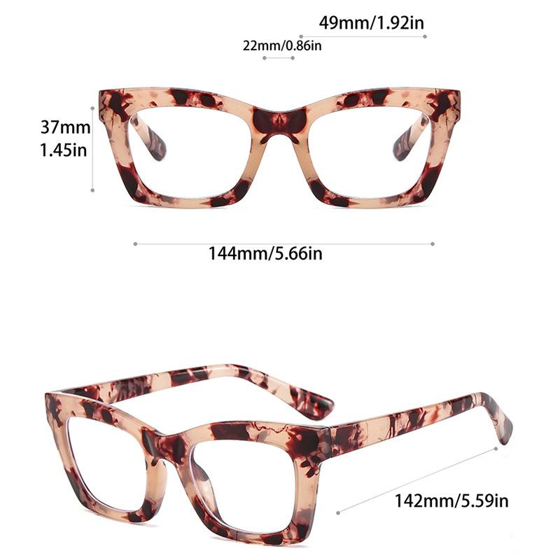 Vintage Anti Blue Light Square Glasses Women For Men Luxury Brand Designer Sexy Ladies Trendy Myopia Prescription Optical Frame