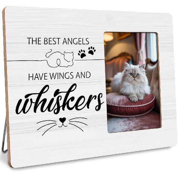 Pet Memorial Gifts for Dogs Remembrance Picture Frame, Loss of Dog Sympathy Gift, My Hardest Goodbye Frames Fits 4x6 Photo
