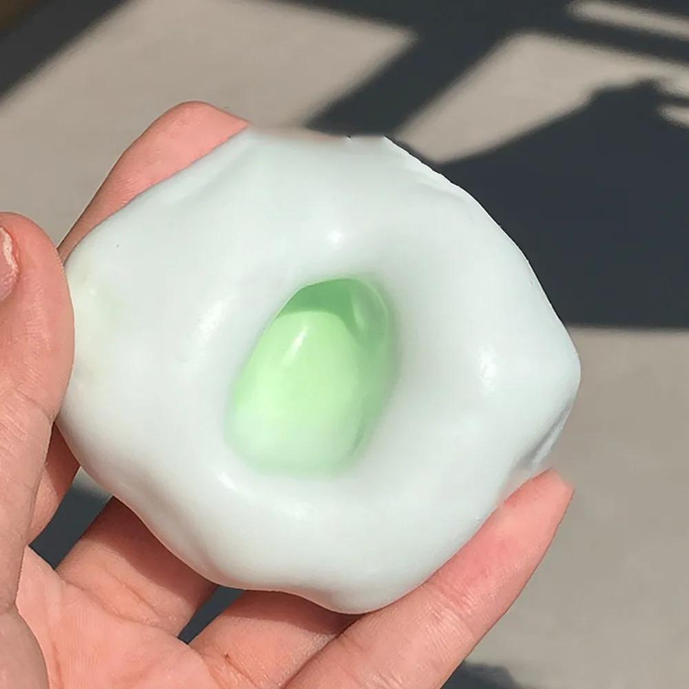 New Shapeable Squeeze Toy Simulation Good Feel Snow Skin Glutinous Rice Cake Decompression Toy for Adult Kids