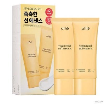 Athé Vegan Relief Sun Essence SPF50+ PA++++ 35ml + 35ml (+Δωρεάν δώρο)