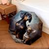 1 PC Automatic Folding Umbrella - Dogs Pattern, Portable & Foldable Design with 8 Ribs, Christmas Birthday Gifts
