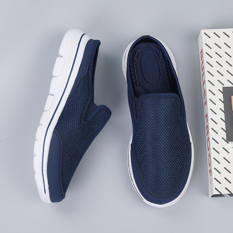 Men and Women's Slippers Mesh Air -breathable EVA Ultra -light Convenience Home Slippers Women's Large -scale Slippers