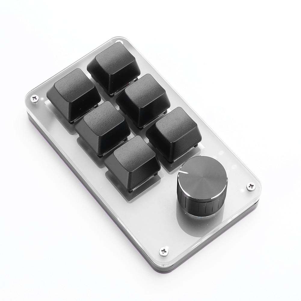Macro Keyboard Mini Keyboard 9 Key + 2 Knob Custom Gaming Keyboard Programmable DIY Mechanical Keypad for PS Drawing Gaming