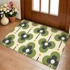 O-Orla Kiely Flower Floor Mat Cozy Flannel Soft Thick Non-Slip Mat For Living Room Bedroom Kitchen Decor Rugs