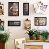 New 4Grids Trading Cards Display Frame Wooden Wall Mounted Football and Basketball Photo Frames Exhibits Champion Card Rack